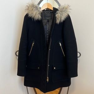 J. Crew Chateau Parka Black Size 2 GREAT CONDITION